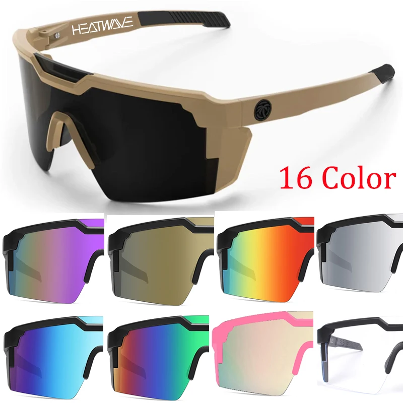 Polarized Sports Sunglasses Square Conjoined Lens UV400 for Women Men