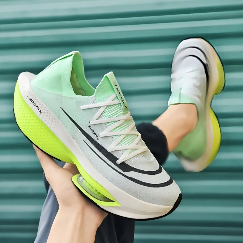 2oomx Alphafly 4% Breathable Comfortable Running Shoes 2oom Tempo Next Flyease Green Trainers Sport Sneakers 36-46 - AliExpress