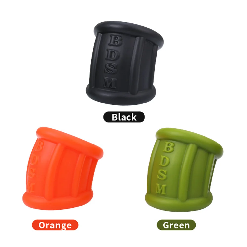 Scrotum Ball Soft Stretcher Male Dick Ring Delay Ejaculation Sleeve_voghion.com