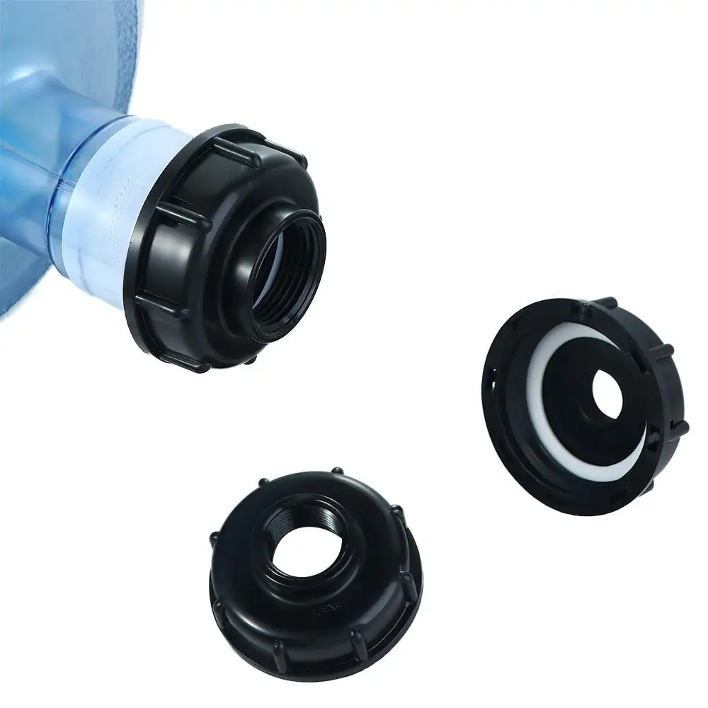 Durable S60X6 Coarse Threaded Cap 60mm Female thread to 1/2",3/4",1" Adaptor Connector IBC Tank fittings IBC Tank Adapter