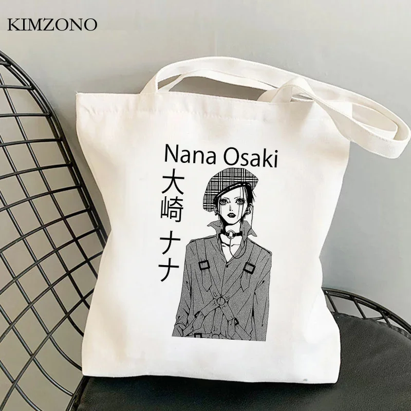 Nana Osaki-재사용 가능한 쇼핑백, 쇼핑 가방, 주트 백 백, 볼사 컴프라, 에코백, 천, 사콜라 그랩