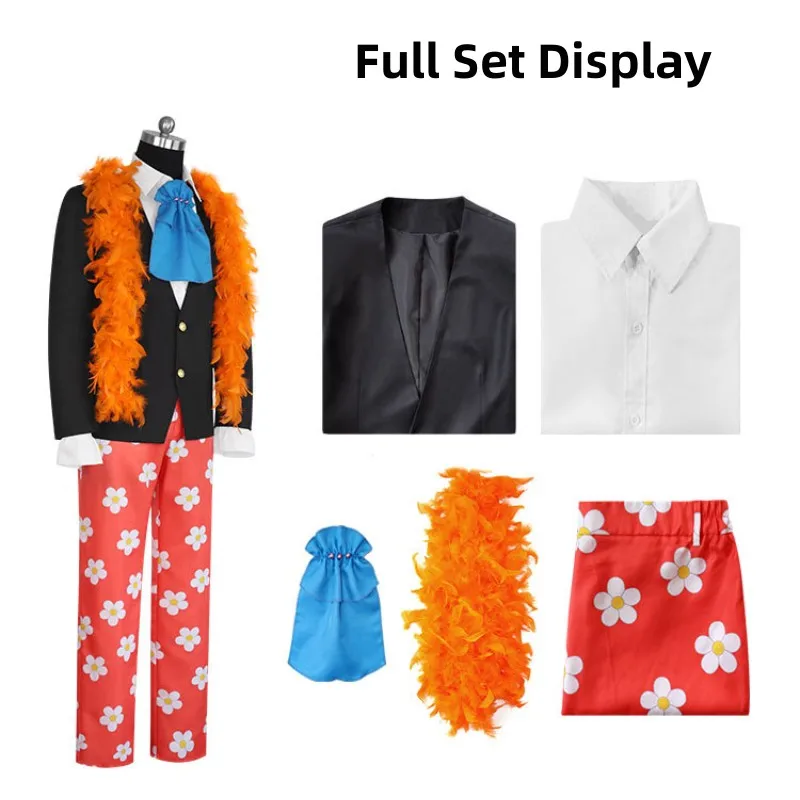 One Piece Brook Tuxedo Cosplay Costume for Men