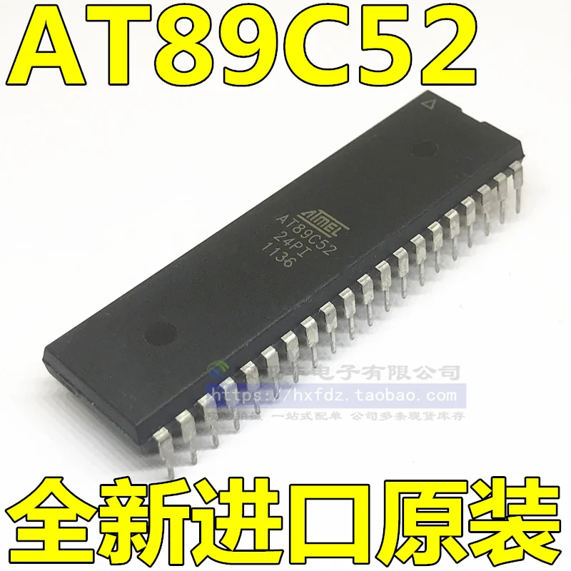 

Бесплатная доставка, Φ AT89C52 DIP40 10 шт.