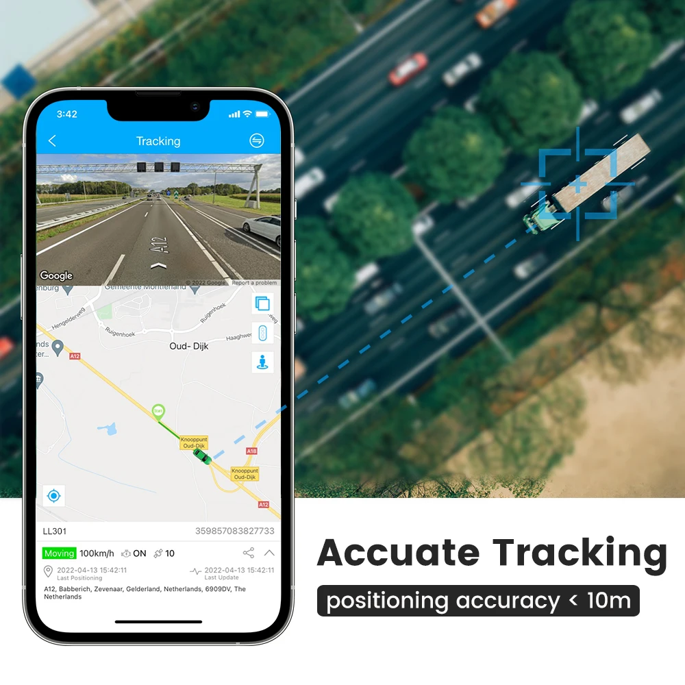 4G LTE Cat 1 Asset GNSS Tracker LL301 Remote Sound Monitor Temper Alert GPS Locator 10000mAh Battery Updated Of AT4 Car Tracking