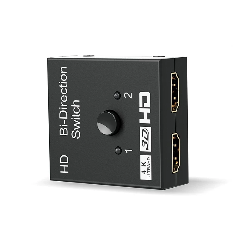 4K Bi-Direction HDMI-compatible Switch 2 in 1 out Splitter Splitter 2x1 1x2 4K 1080P Video Switcher Adapter for PS4 PS3 HDTV BOX