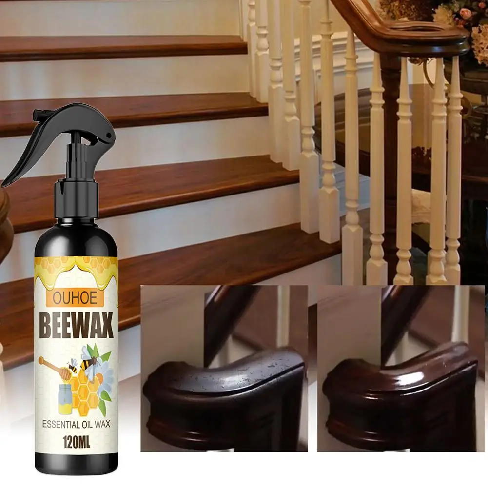 Natural Micro-Molecularized Beeswax Spray Cabinets Repair Furniture Scratch Polishing Furniture Tables Wooden wood wax oil wood wax