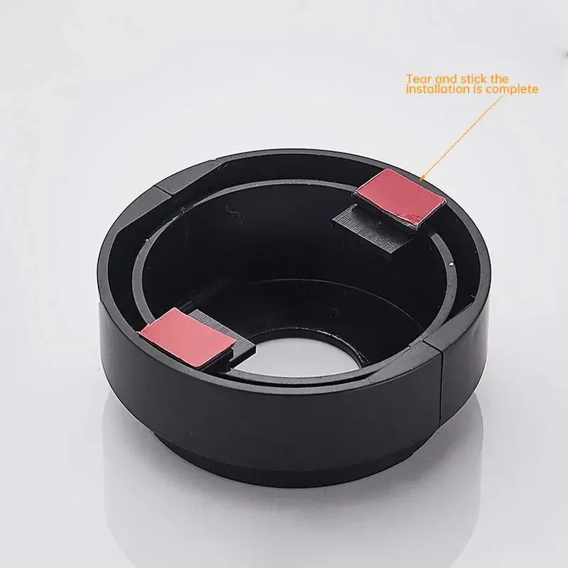 No Disassembly Faucet Decorative Cover Split With Stickers Reusable Bathroom Wall Pipeline Hole Fixed Accessories Easy Installat faucet accessories