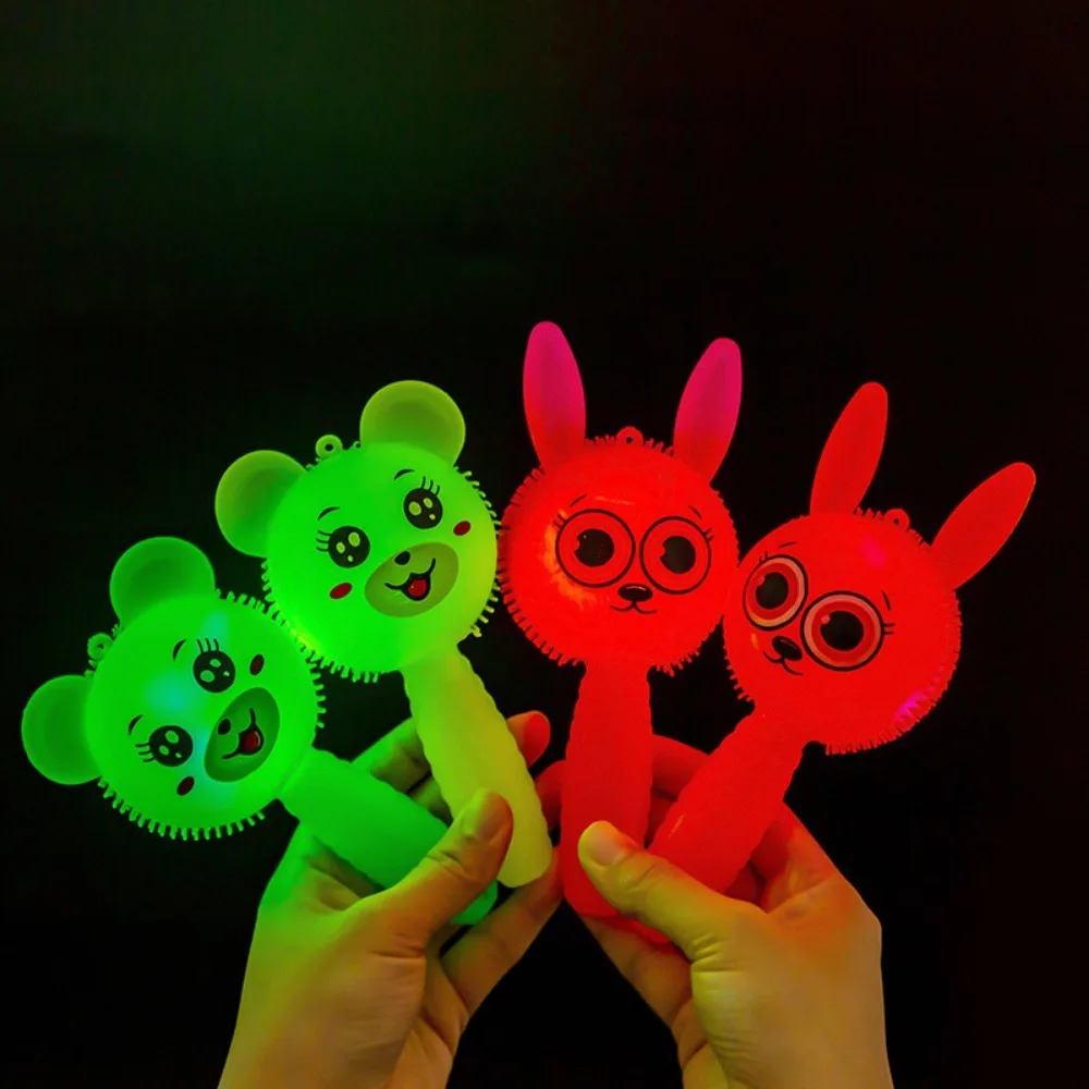 5-teiliges süßes LED-Leuchthäschen-Bär-Kneifspielzeug für Kindergeburtstag, Party, Babyparty, Hochzeit, Gastgeschenk, Weihnachten, Kindergeschenk – Detail 3