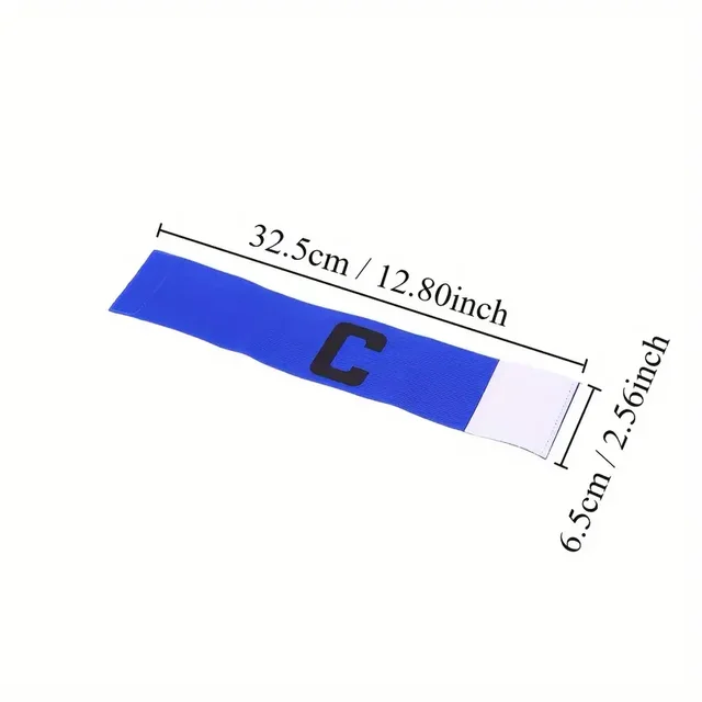 1 captain's armband Football Match Velcro armband Elastic Match armband wrapped C logo 6