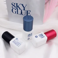 1 Bottle Sky Glue Fake Eyelash Extensions Adhesive 5ml Red Cap Black Fast Dry Sealed Bag Beauty Makeup Tools Professional Korea 1