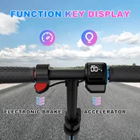 EVERCROSS TECH EV06C Trottinette Électrique pour Enfants, 6,5'' Pliable, Jusqu'à 15 KM/H, Écran LED, Lumières Colorées 4