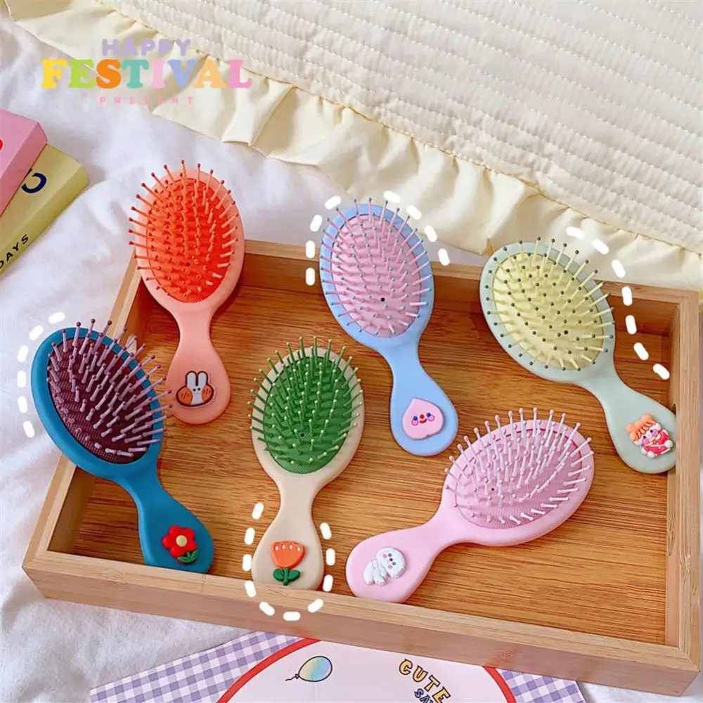 Kids Hair Comb Baby Boys Cute Cartoon Hair Comb Brush Child Portable Anti-static Comfortable Head Massager Combs