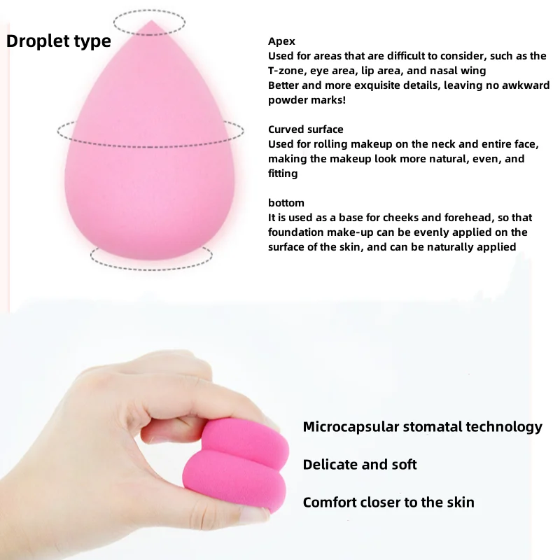 8PCS Beauty Eggs Set Seamless Smudging More Hygienic Prevents Bacteria Buildup Create A Flawless Makeup Look Beauty Egg Case 5