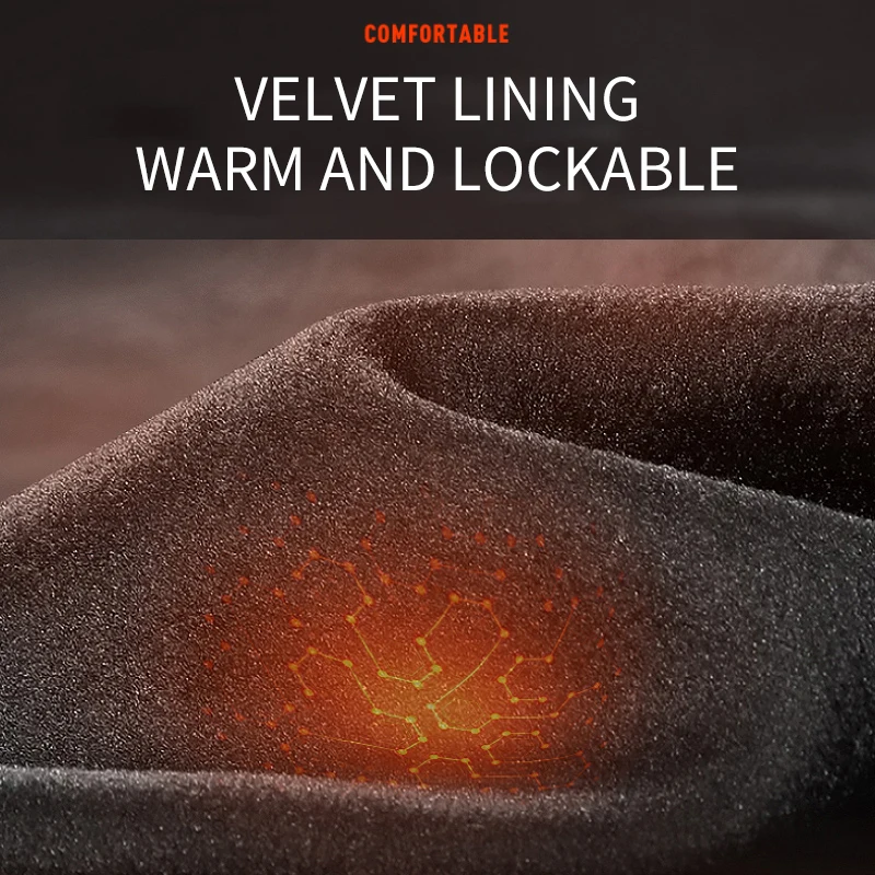 Warm Pants for Men Plush Thickened Autumn Winter High Elasticity Tight Fitting Sports Bottoms