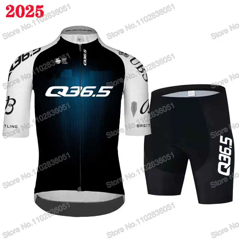 Cycling Jersey Set Summer Clothing TDF Men Road Bike Shirts Top Suit Bicycle Shorts Bib Kits MTB Outfits Q36.5 Pro Team