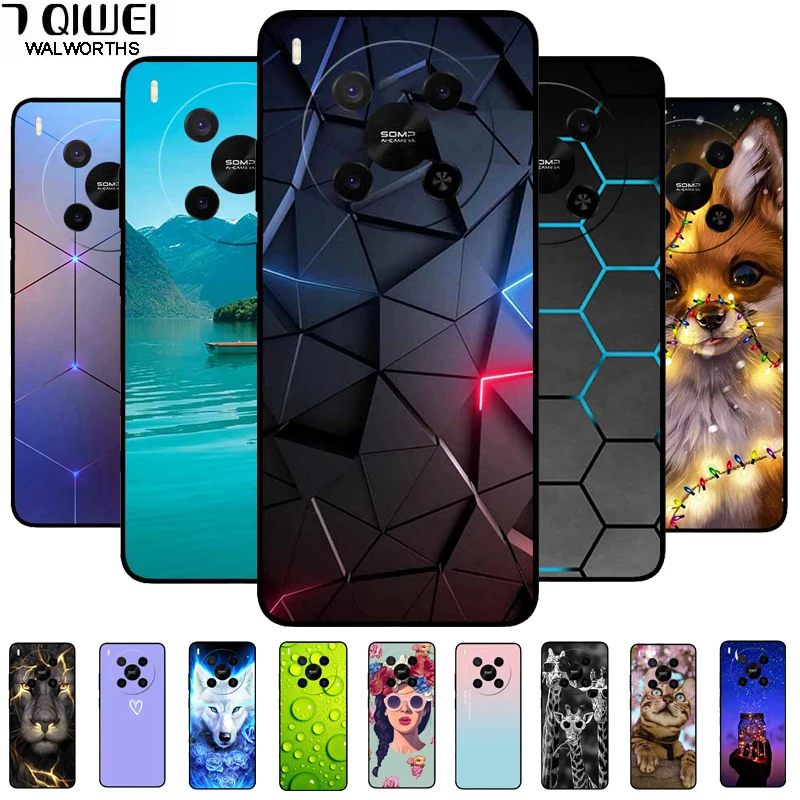 Black TPU Silicone Back Cover Case