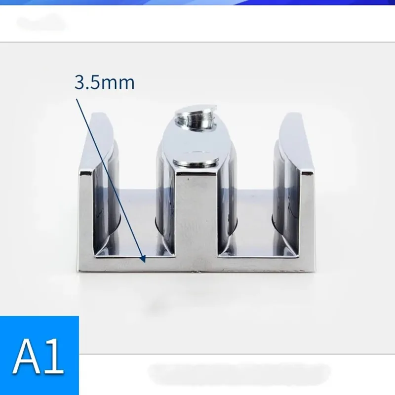 Shower room accessories Bathroom Sliding Door Track Pulley Electroplating Anti-Collision Block Positioning Block Limiter SQH102