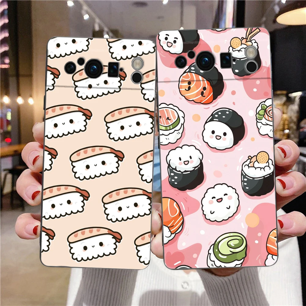Cute Cartoon Sushi Soft TPU Phone Case Cover