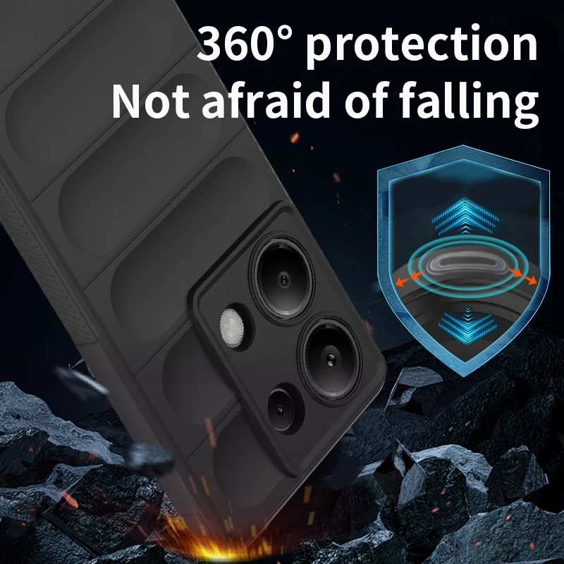 Enhanced Liquid Silicone Shockproof Phone Case Cover