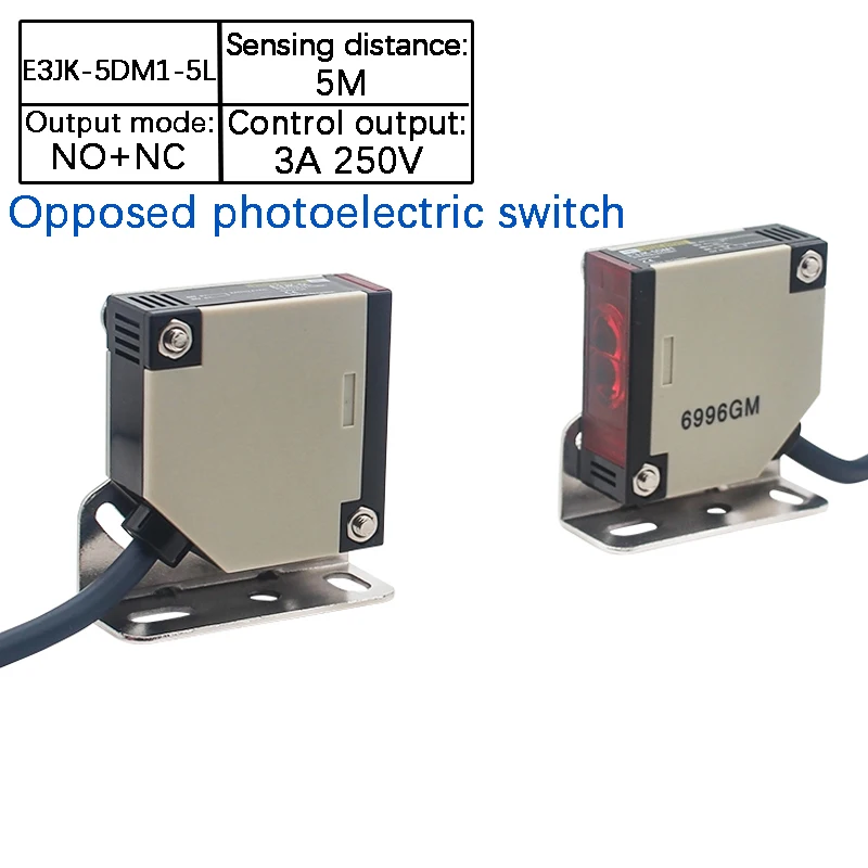 E3JK5DM15L 5m detection gate safety photocell/photoelectric sensor