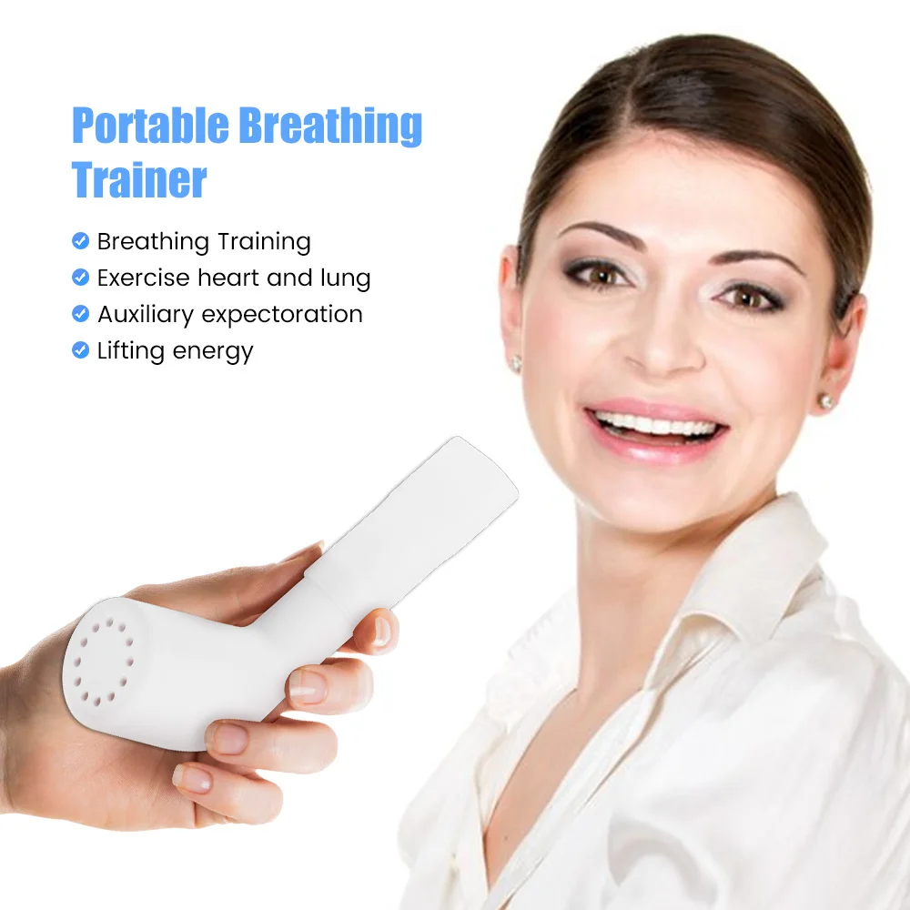 1pcs Mucus Removal Device First Aid Outdoor Handheld Lung Breathing Trainer Breathing Exercise Instrument Portable Lung Expander breathing exerciser,breathing trainer