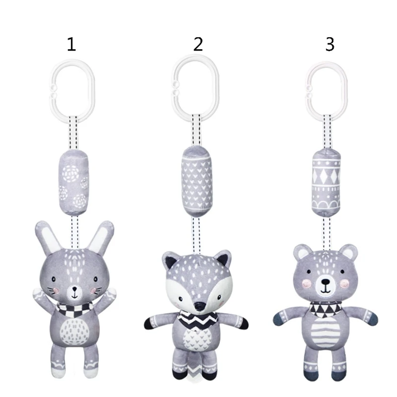 

Детская коляска, мобильная погремушка, коляска, подвесная кровать, колокольчик, мультяшное животное для D, Прямая поставка