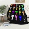 Sprunki Incredibox Game Blanket Plush Nap Sofa rug for Living Room Warm Office Bedroom Birthday Home Travel Kid Gifts 1