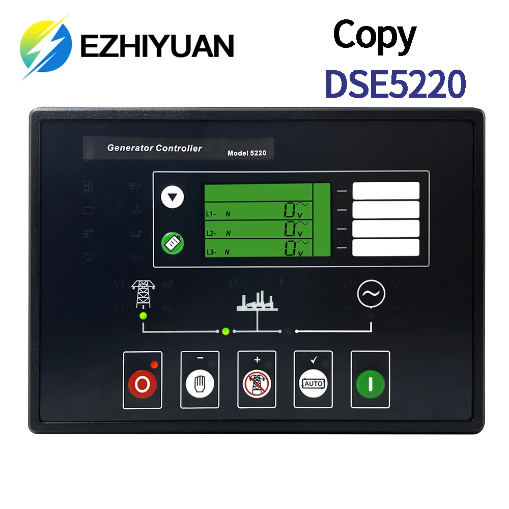 DSE5220 발전기 전자 제어 패널 딥 씨 DSE 5220 발전기 엔진 예비 부품 자동 시작 제어 패널