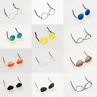 Baby Glasses Newborn Photography Accessories Baby Girl Boy Flat Glasses Photo Props Infant Heart Shape Eyeglasses Studio Shoot 5