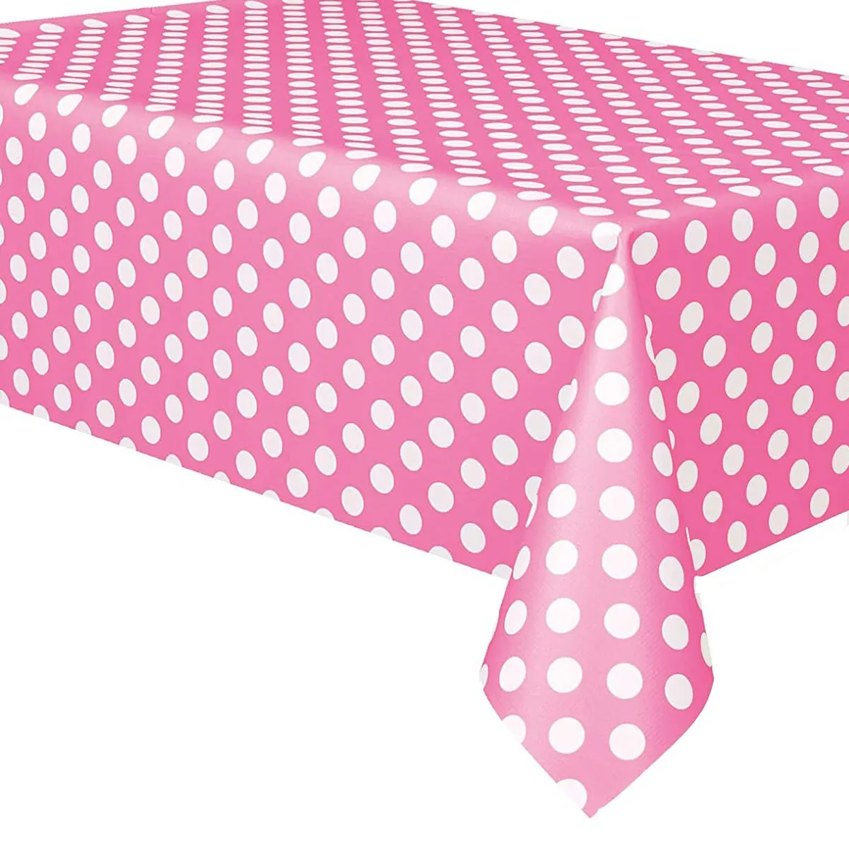 Party disposable tableware Peva tablecloth Disposable Plastic Tablecloth Dot Table Cover Waterproof 137X274CM For Birthday Party Wedding