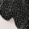 1 black background matte bed sheet with random patterns, bedroom printed bed cover, bedding (excluding pillowcases) 6