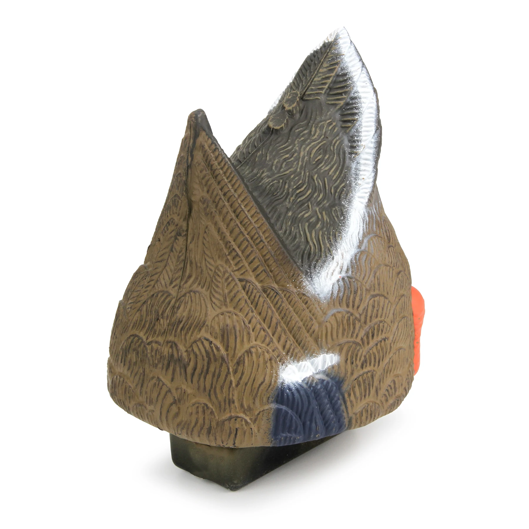 Leurre queue de canard 3D avec quille lestée - Accessoire de chasse gibier d'eau réaliste