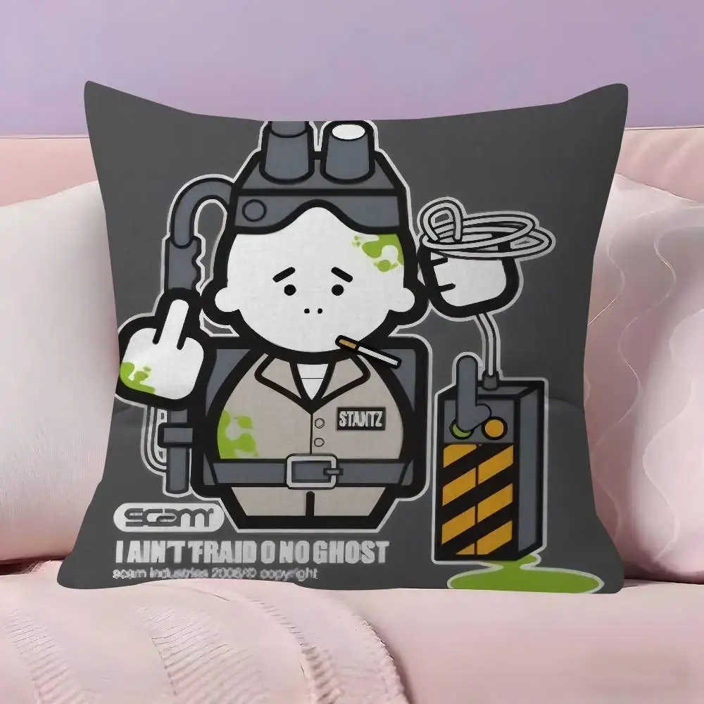 Kissenbezug, Kissenhülle, Wohnzimmer, Sofa, Heimdekoration, individuell gestaltet, G-Ghostbusters Cartoon – Detail 6