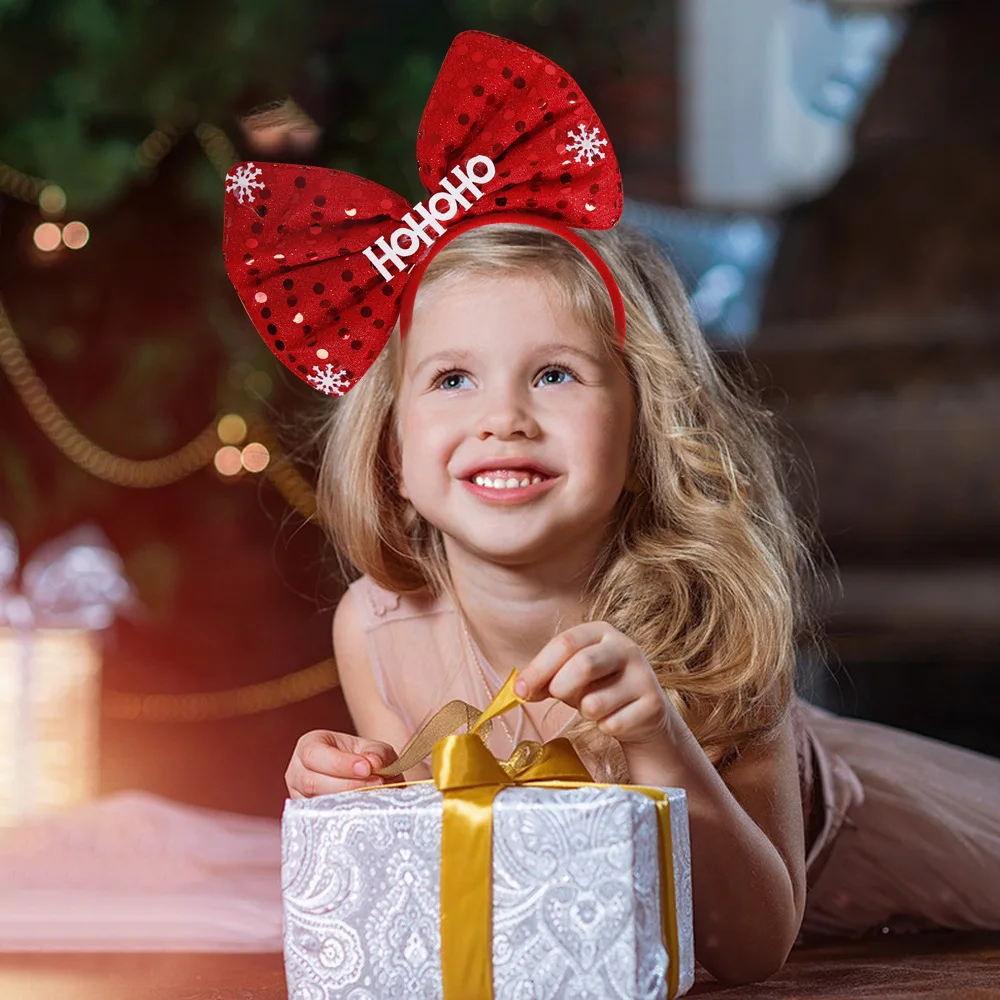 Christmas Headbands For Women, Christmas Party Decorations, Trees, Five-Pointed Star Headbands, Ornaments