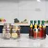 Fridge Organizer Rotating Tray 360 Degree Spinning Refrigerator Round Shelf Condiment Storage Racks For Cabinet Dining Table 3