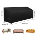 3 Seat Black Cover