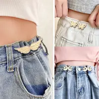 Clothing Accessories Waist Closing Button Metal Pins Removable Tighten Waist Button Adjustable Jeans Ornaments Waist Clip Women - Image 3