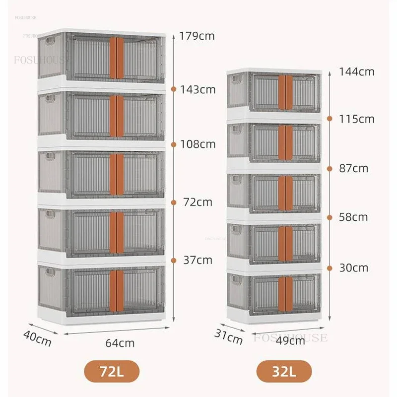 Plastic Kitchen Cabinets Home Living Room Snack Toy Storage Cabinet Box Multi-layer Flip Bedroom Cabinets Home Furniture s