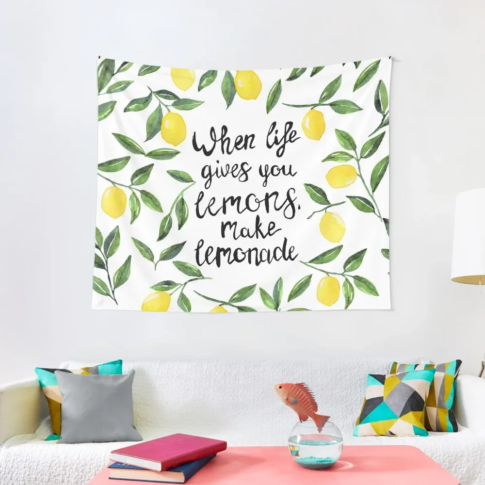 

When life gives you lemons, make lemonade! Tapestry Decoration Pictures Room Wall Cute Room Things Tapestry
