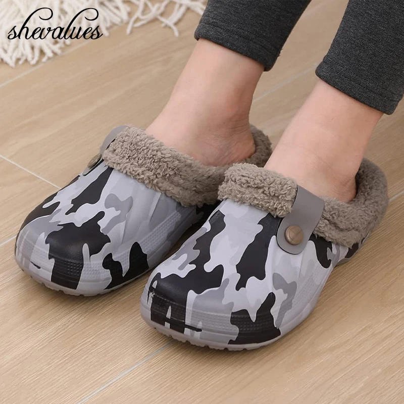 Plush Fur Clog Slippers 1