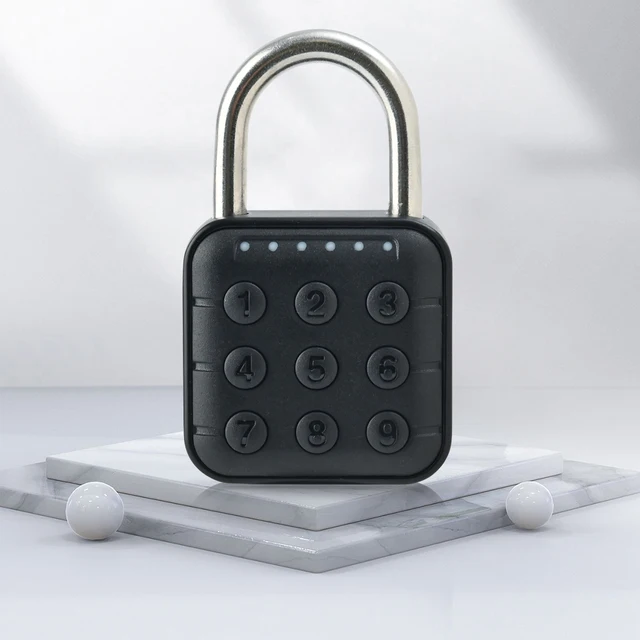 Fingerprint Lock Keyless with Tuya APP Fingerprint Padlock Waterproof Battery-powered for Cabinet Backpack Offices Bicycles 2