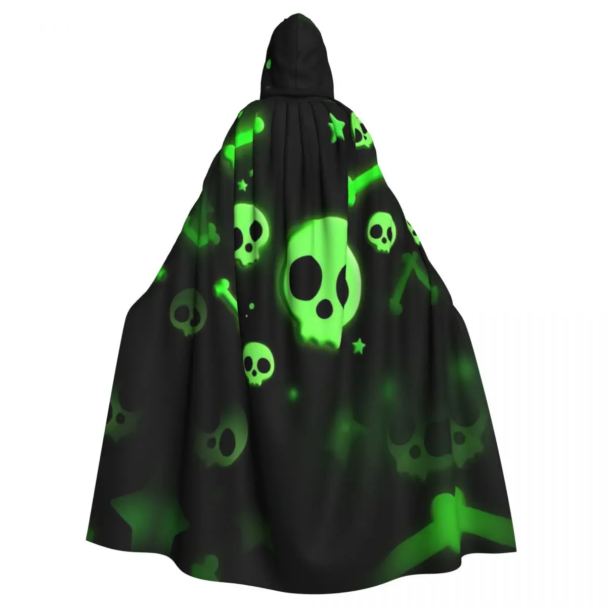 

Накидка с капюшоном, брикет с капюшоном, накидка для косплея, костюм с черепом и косточками