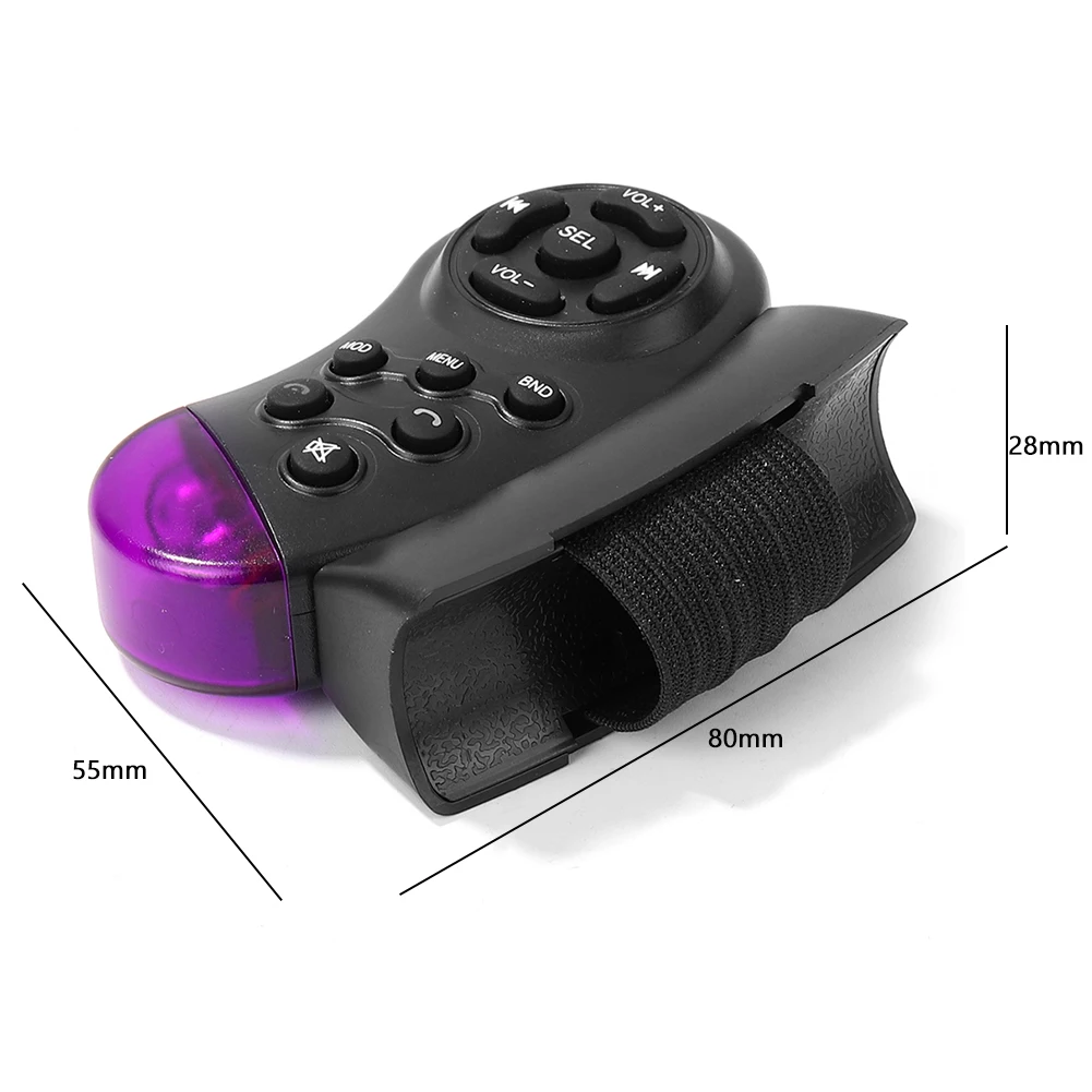 Car Multimedia Player 11 Button Wireless Control MP3 DVD Stereo for Car Navigation Music