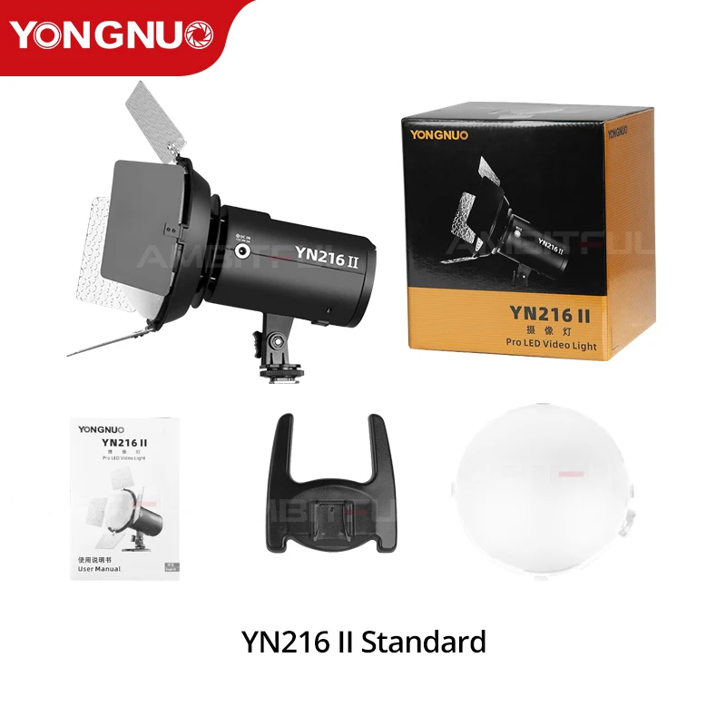 YONGNUO YN216 3200K-5500K YN216II 2700K-8000K 調整可能な LED