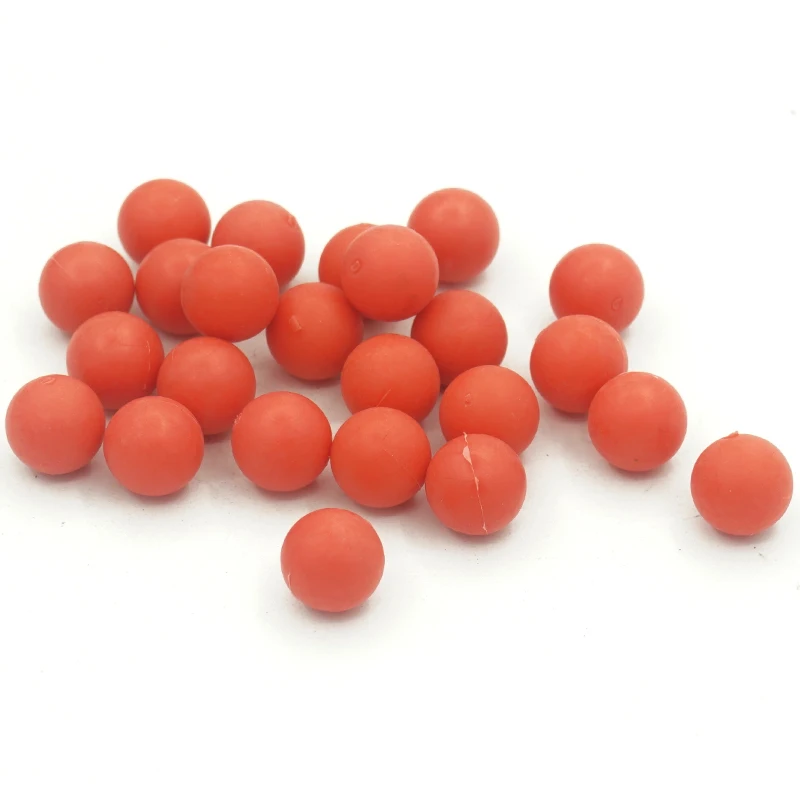 200 Rounds Solid Rubber 50 Cal Paintballs TR50 Ammo for Reusable .50 Caliber Hard Plastic Projects for Self Defense only Ball Ammo Pouch Shade Cloth
