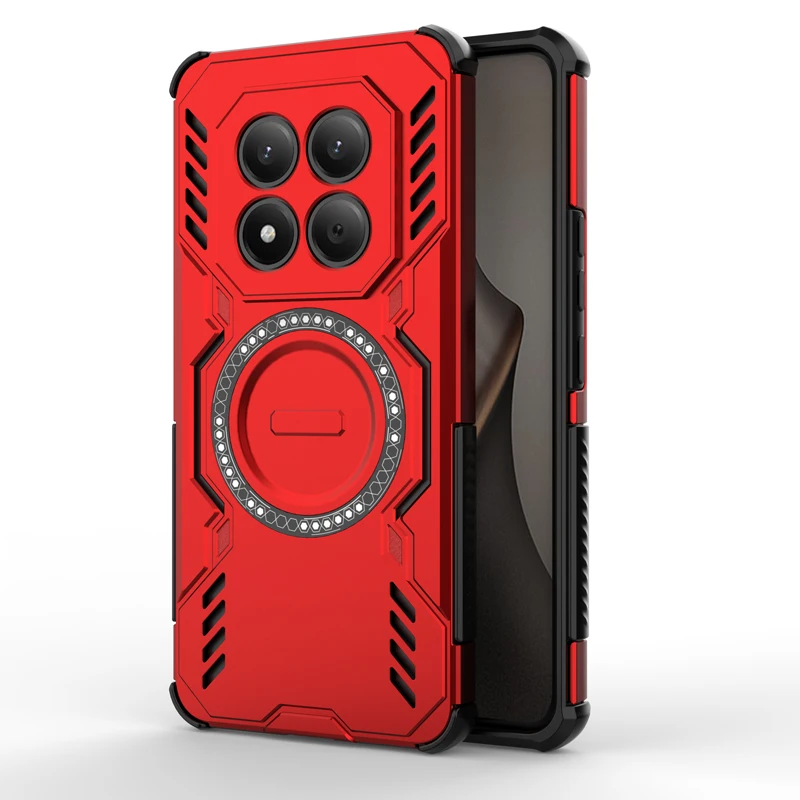 Shockproof Magnetic Adsorption Durable Phone Case with Heat Dissipation