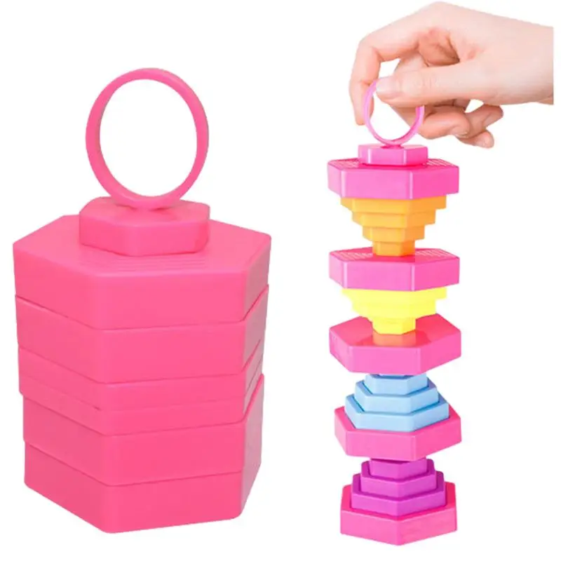 

Challenging Sensory Balance Toys Stacking Game For Kids Educational Stack Tower Stacking Block Toys For Girls Toddler Supply