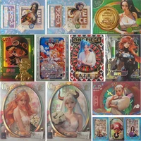 Anime One Piece Luffy Yamato Sabo Zoro Nami Robin Hancock Brook Sanji Hancock Collectible Cards Christmas Birthday Gifts Toys 1
