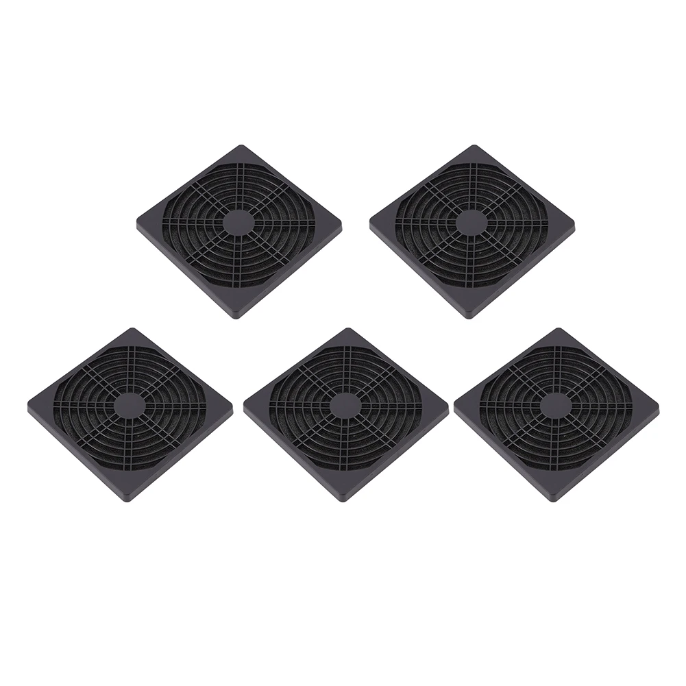 5PCS ABS Plastic Dustproof Grills Filter 60mm 80mm 90mm 120mm PC Case Cooling Fan Dust Filters For Desktop Computer Case Chassis
