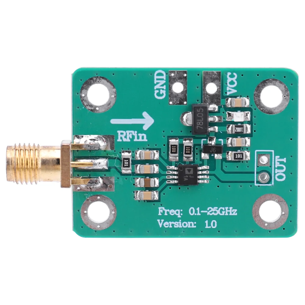 Enhanced RF Signal Power Meter with Logarithmic Detection (0.1-2.5GHz)